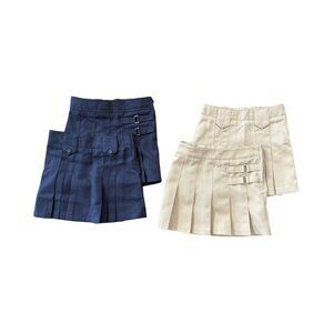 French Toast Girls Uniform Skorts & Skirts - Size 5 (Set of 4)